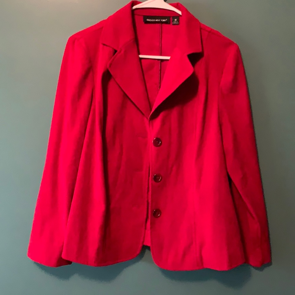 Red blazer